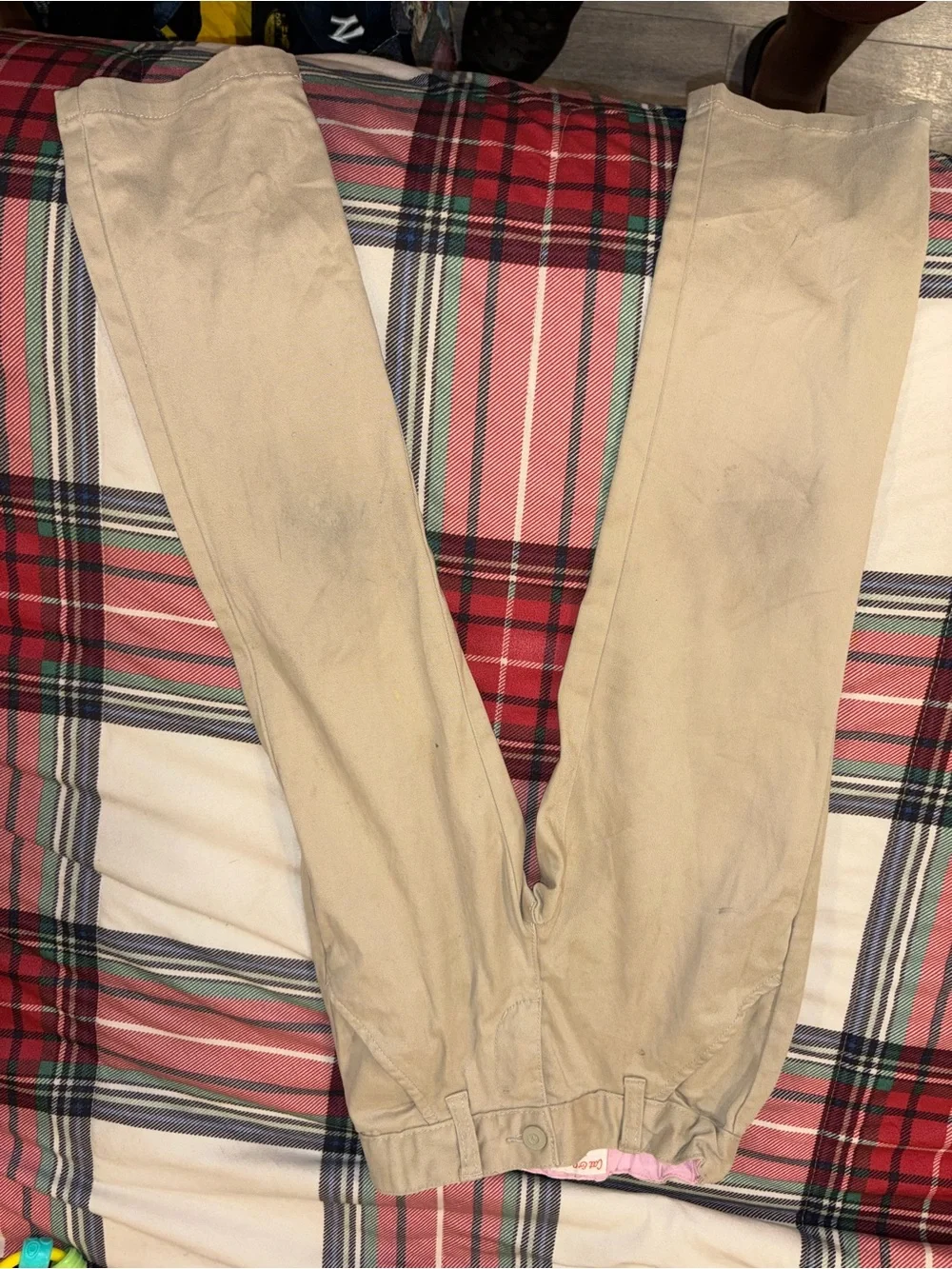 Girls uniform khaki pants